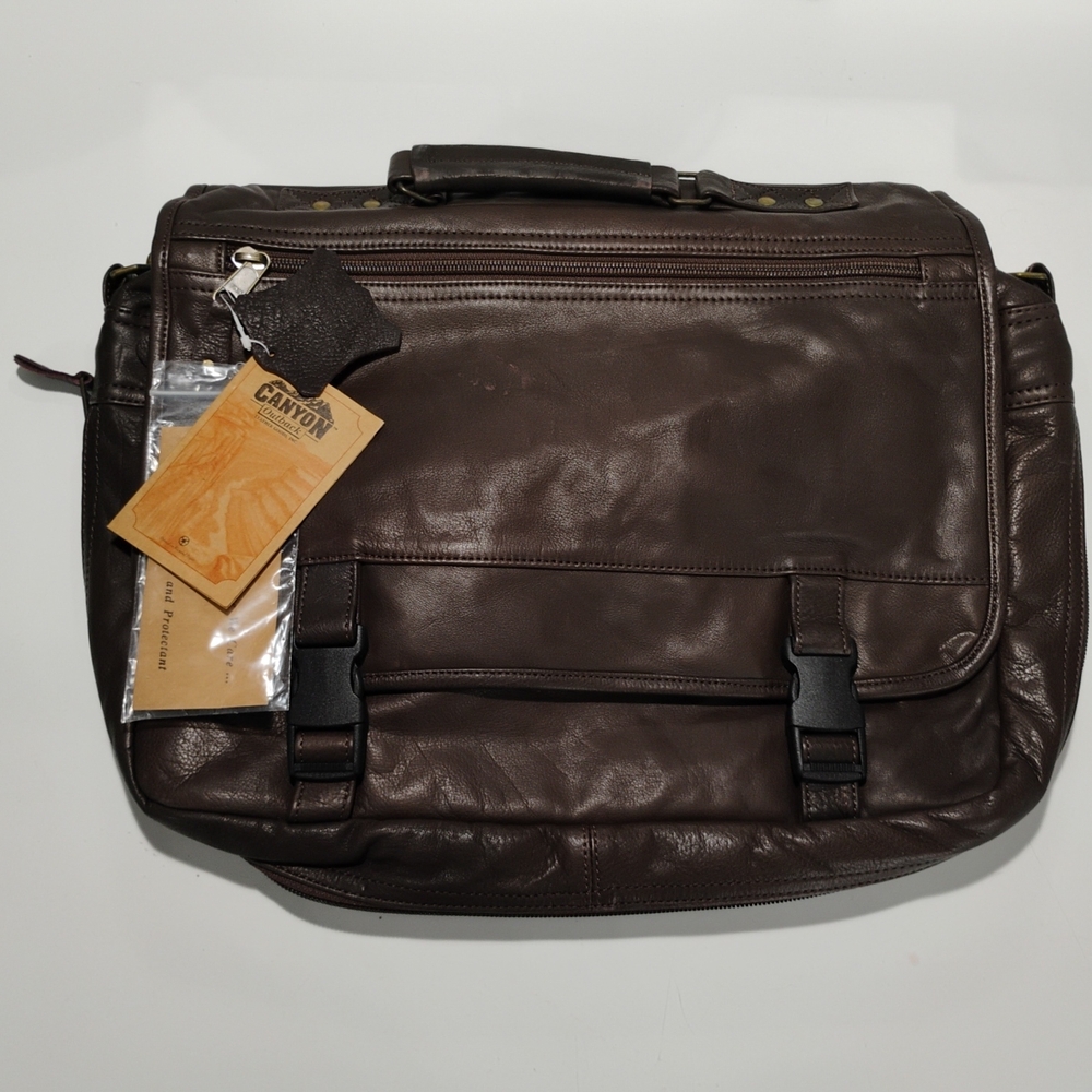 Canon Brown Messenger Bag with Professional Design